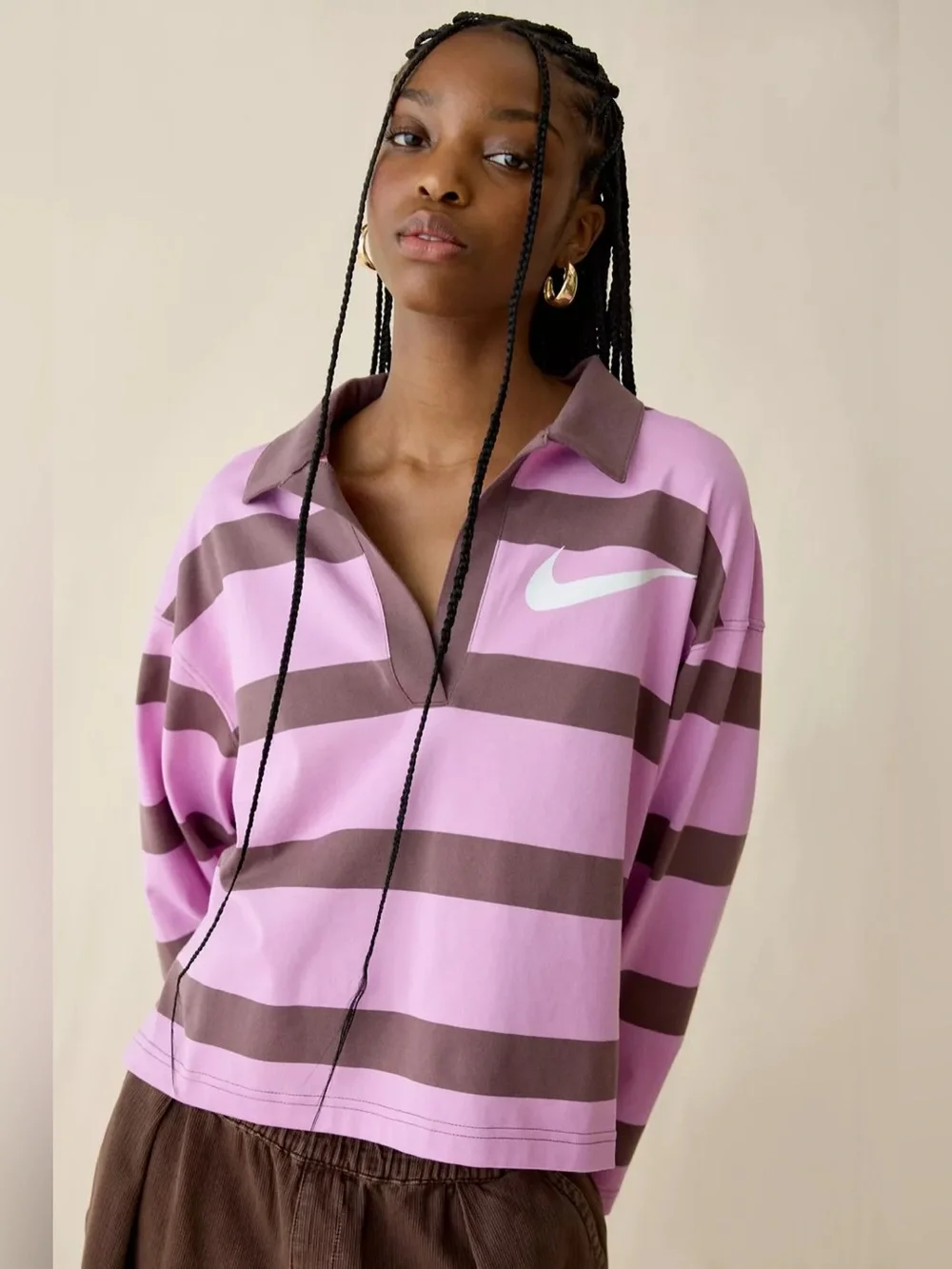 NWT Nike Sportswear Oversized Polo Top